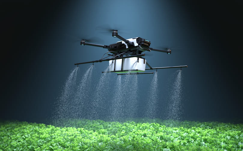 Aerial Precision: Drone-Assisted Spraying for Smarter Potato Farming