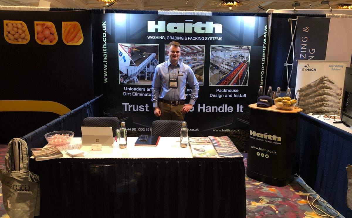 Haith aiming to help food producers do more with less at Potato Expo 2022 Haith aiming to help food producers do more with less at Potato Expo 2022