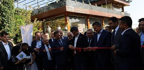 During the opening of The First Exhibition of Local Production in Dohuk, Iraq