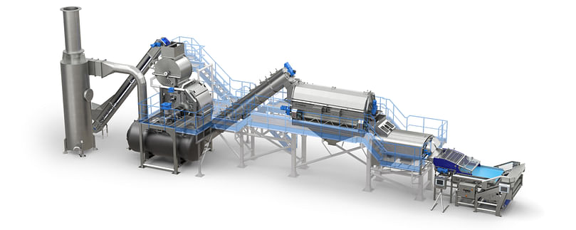 TOMRA Eco Steam Peeling Line