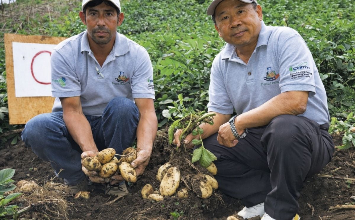 El Salvador: Prueban materiales promisorios para la producción de semilla de papa El Salvador: Prueban materiales promisorios para la producción de semilla de papa