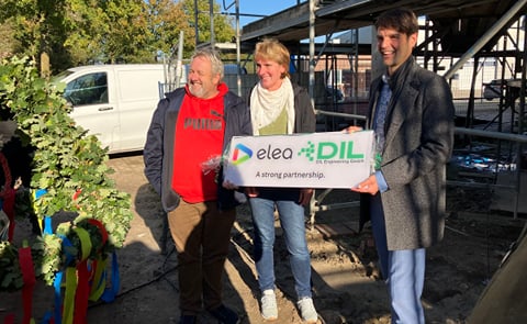 Elea Marks Milestone with Topping-Out Ceremony for New Headquarters and PEF Test Centre Elea Marks Milestone with Topping-Out Ceremony for New Headquarters and PEF Test Centre