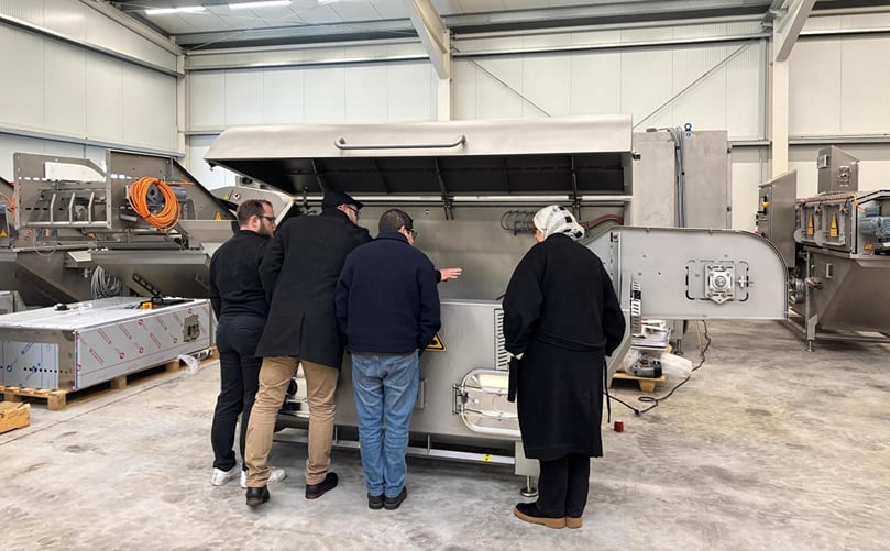 Delegation visits ELEA Technology GmbH’s production facilities to review PEF system design and manufacturing processes, accompanied by representatives from ELEA and business partner ScanStore A/S.