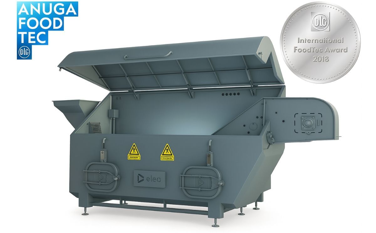 Elea's compact all-in-one SmoothCut™One Pulsed Electric Field System with the Silver International FoodTec Award 2018 for Innovation.