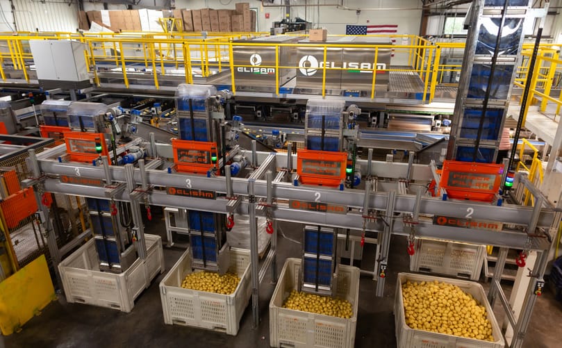 Ellips - Elisam True-AI potato grading line automates sorting to increase throughput, reduce labor requirements and deliver consistent product quality Ellips - Elisam True-AI potato grading line automates sorting to increase throughput, reduce labor requirements and deliver consistent product quality