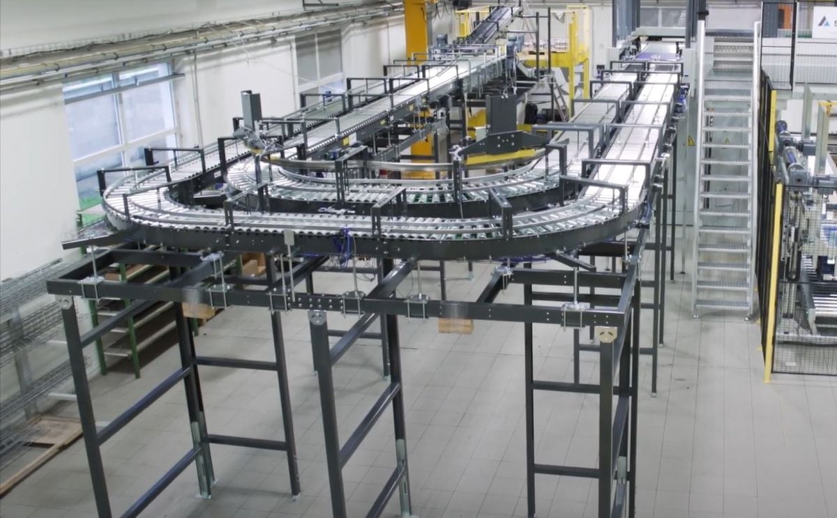 End-of-line palletising project with Pal 4.0 and double infeed