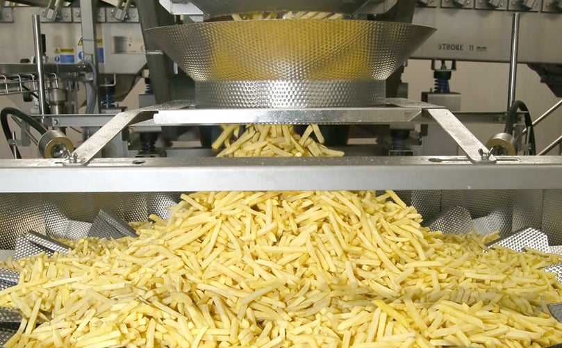 Energy-efficient CCW-RV weighers from Ishida help reduce power consumption by up to 50%, making the production process more sustainable Energy-efficient CCW-RV weighers from Ishida help reduce power consumption by up to 50%, making the production process more sustainable