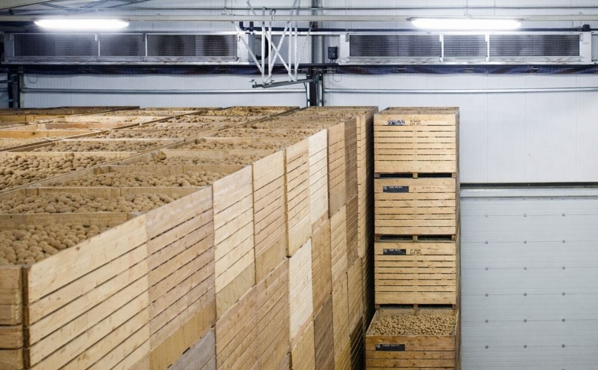 Engie Potato Storage concept based entirely on Mechanical Ventilation