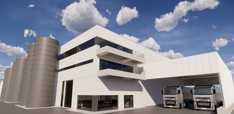 Artist impression of new production site for Mydibel (Chilled French Fries)