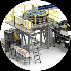 Combination Scale + Cratefiller + Baxmatic® + Sewing Lane