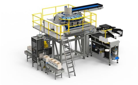 Eqraft Combination Scale + Cratefiller + Baxmatic® + Sewing Lane Eqraft Combination Scale + Cratefiller + Baxmatic® + Sewing Lane