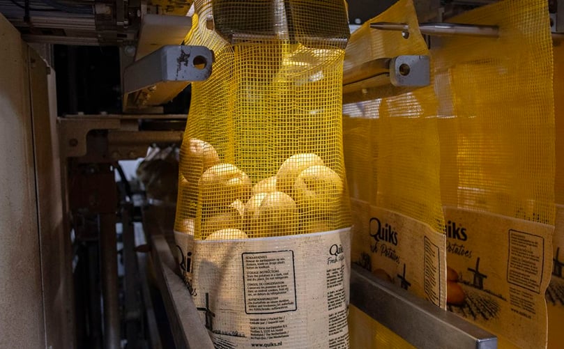 Packaging process of Quicks Potatoes Packaging process of Quicks Potatoes