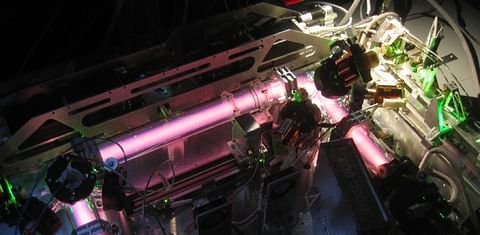Space plasma experiment on the International Space Station (ISS). Plasma Kristall-4 is shown here