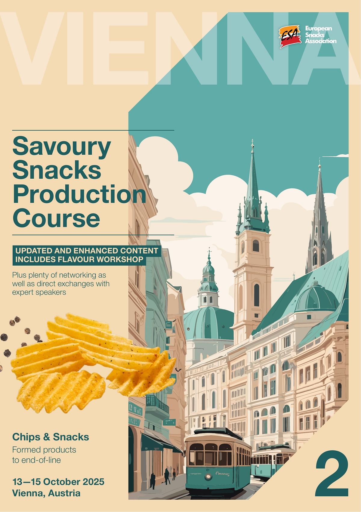 ESA Production Course Part II - Chips and Snacks: Formed products to end-of-line - Brochure