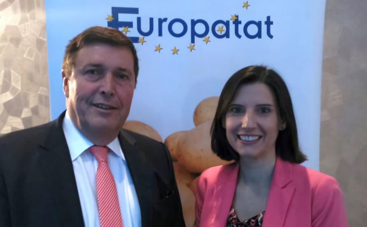 Europatat President Kees van Arendonk and Europatat Secretary General Raquel Izquierdo de Santiago at the conference (Courtesy: @Daphne_vanDoorn) Europatat President Kees van Arendonk and Europatat Secretary General Raquel Izquierdo de Santiago at the conference (Courtesy: @Daphne_vanDoorn)