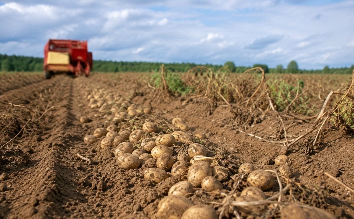 Potato Harvest, (AI-generated illustration by PotatoPro)