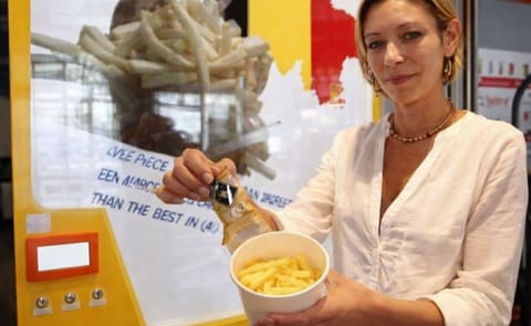 El expendedor automático de papas fritas llega a Bélgica El expendedor automático de papas fritas llega a Bélgica