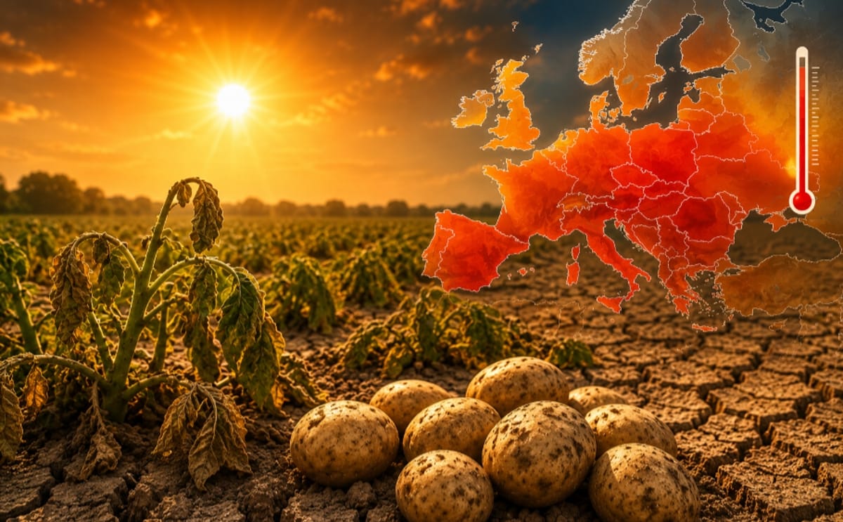Scorching temperatures and prolonged drought across Europe are raising concerns over potato yields and quality as crops enter critical growth stages.