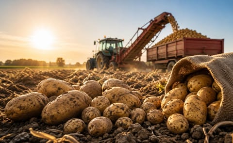 Extreme heat and drought leave Belgian potato fields with smaller tubers, raising concerns over supplies for the country’s world-leading frozen fries industry. Extreme heat and drought leave Belgian potato fields with smaller tubers, raising concerns over supplies for the country’s world-leading frozen fries industry.