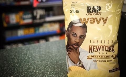 Brooklyn rapper Fabolous is the latest artist to land his own flavor of Rap Snacks potato chips. Brooklyn rapper Fabolous is the latest artist to land his own flavor of Rap Snacks potato chips.