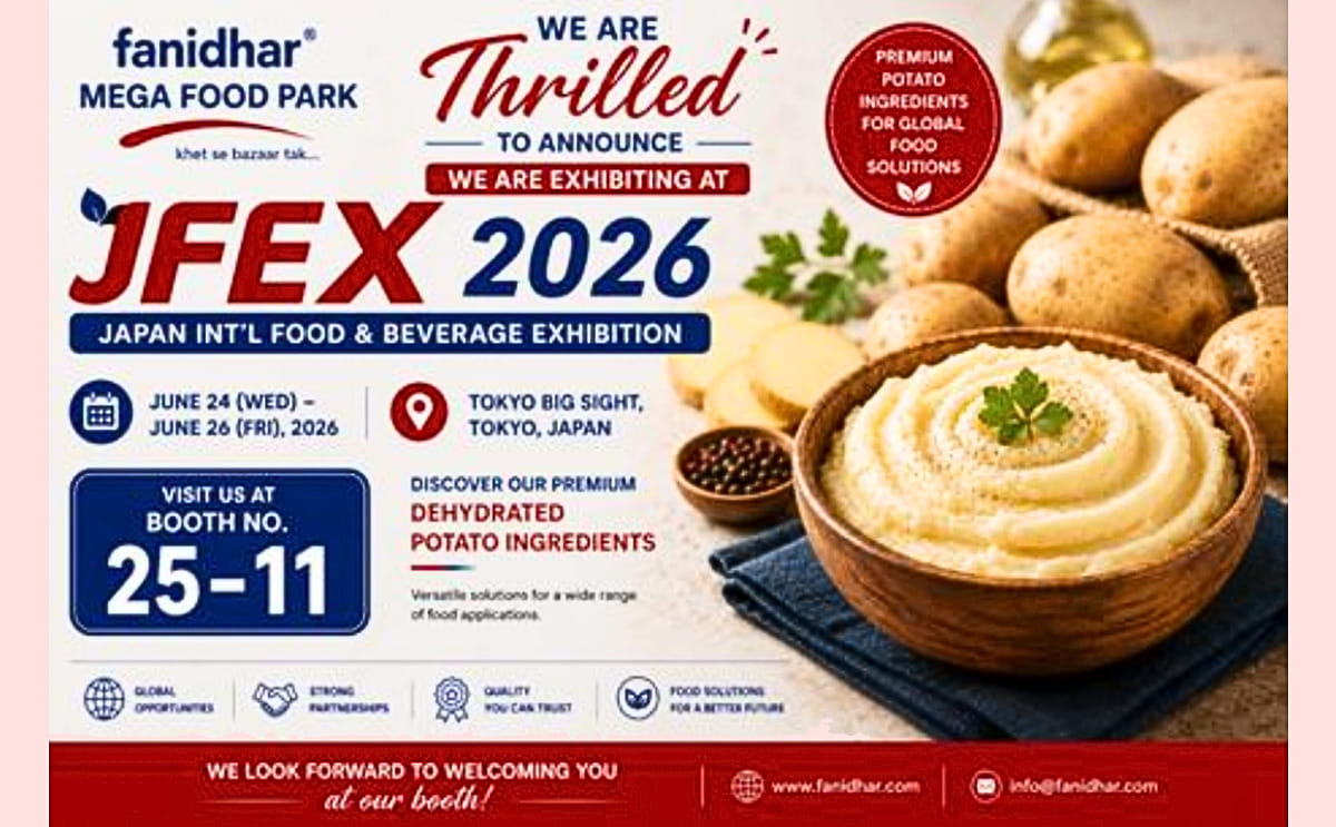 Fanidhar Mega Food Park Announces Participation in JFEX 2026