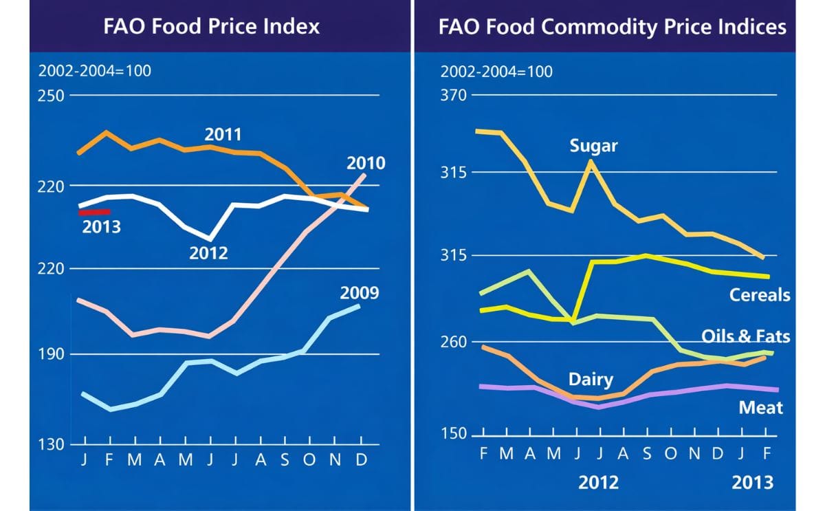 World Food prices steady in February
