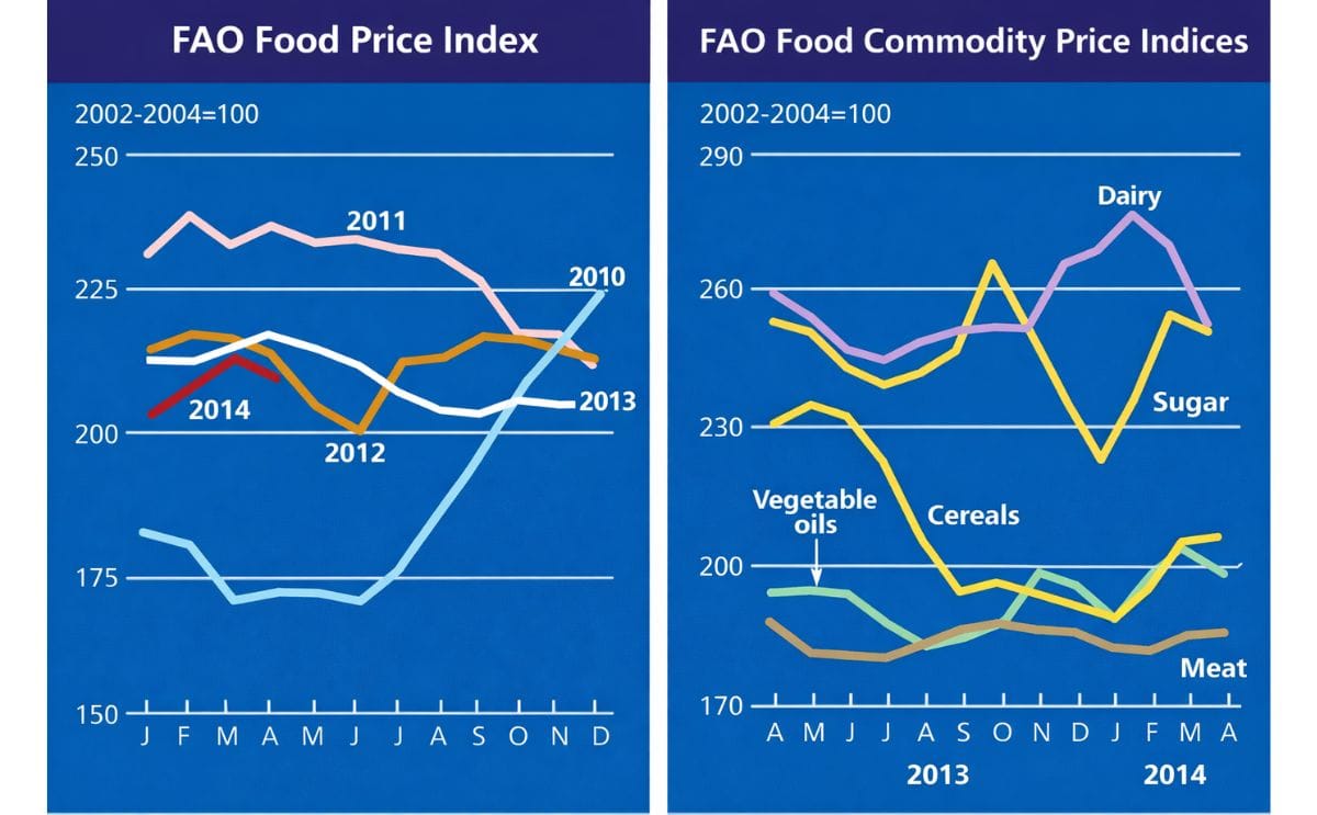 FAO Food Price Index fell in April 2014