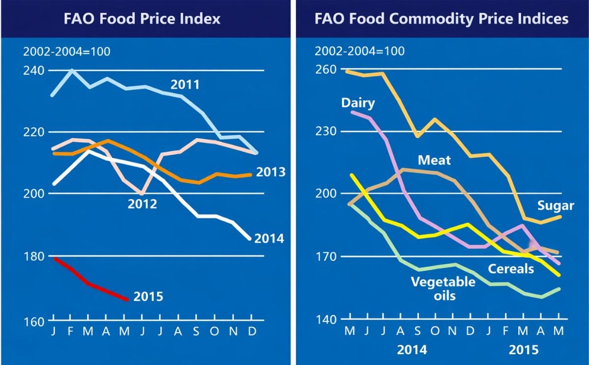 FAO Food Price Index falls to its lowest value since September 2009 FAO Food Price Index falls to its lowest value since September 2009