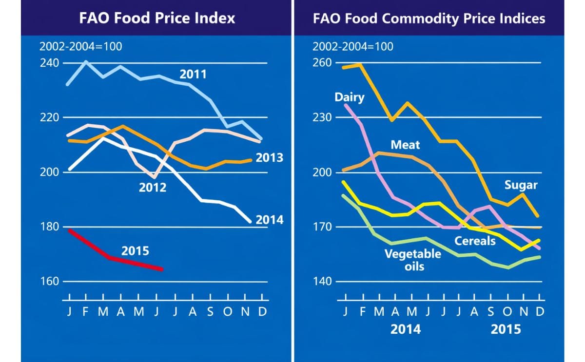 FAO Food Price Index down 0.9 percent in June, as dairy and sugar prices fall FAO Food Price Index down 0.9 percent in June, as dairy and sugar prices fall