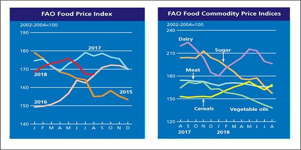 Global Food Prices steady in August