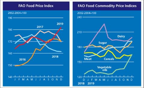 The FAO Food Price Index soared to a 5-year high in December The FAO Food Price Index soared to a 5-year high in December