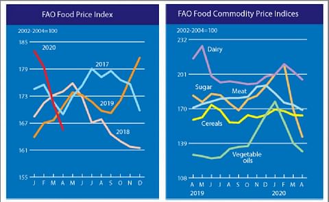 In April the FAO Food Price Index fell for the third consecutive month
In April the FAO Food Price Index fell for the third consecutive month