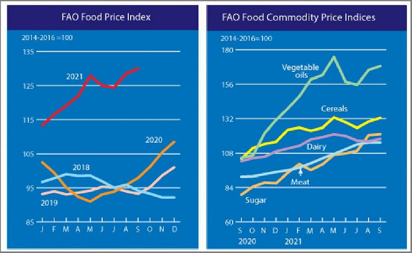 The FAO Food Price Index rose further in September.
