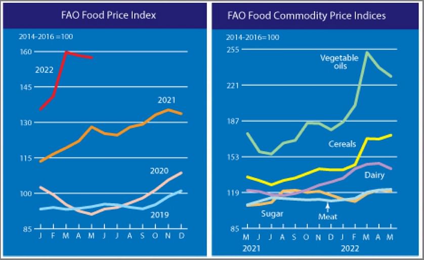 The FAO Food Price Index fell for the second consecutive month in May.