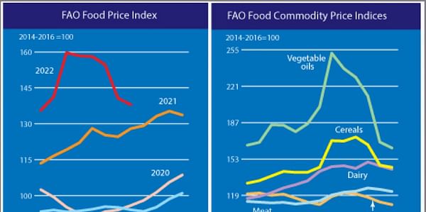 FAO Food Price Index drops for the fifth consecutive month in August.