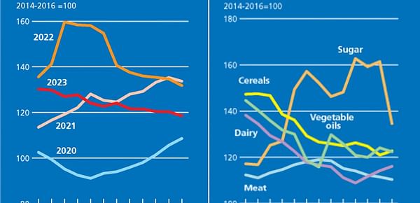 FAO Food Price index eased substantially in 2023