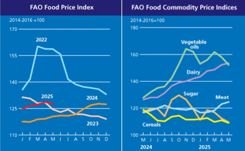 FAO Food Price Index in nominal and real terms FAO Food Price Index in nominal and real terms