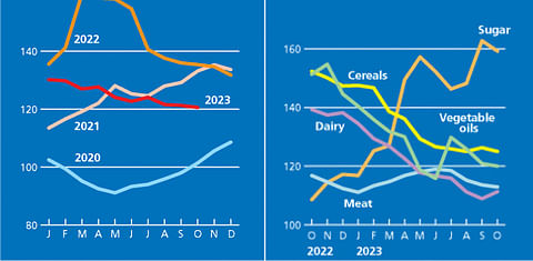 FAO Food Price Index continues to drop, but at a slower pace