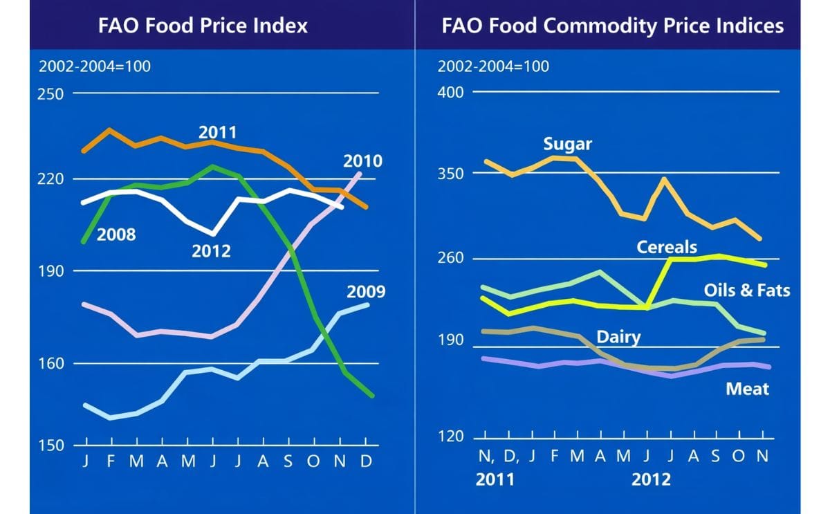 FAO world food price index November 2012 FAO world food price index November 2012