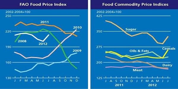  FAO Food price index July 2012