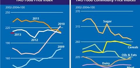  FAO World food price index January 2013 plus Commodity Price Indices