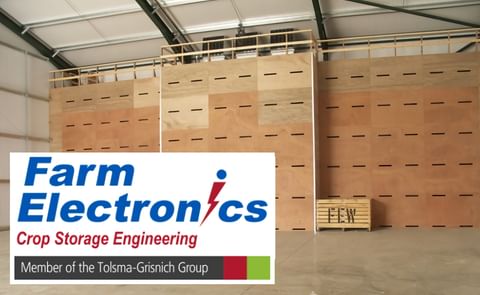 Farm Electronics Limited, a UK based potato storage engineering specialist has become part of the Tolsma-Grisnich Group.
Shown is an example of a suction wall installation by Farm Electronics Ltd with superimposed the new logo of the Company. Farm Electronics Limited, a UK based potato storage engineering specialist has become part of the Tolsma-Grisnich Group.
Shown is an example of a suction wall installation by Farm Electronics Ltd with superimposed the new logo of the Company.