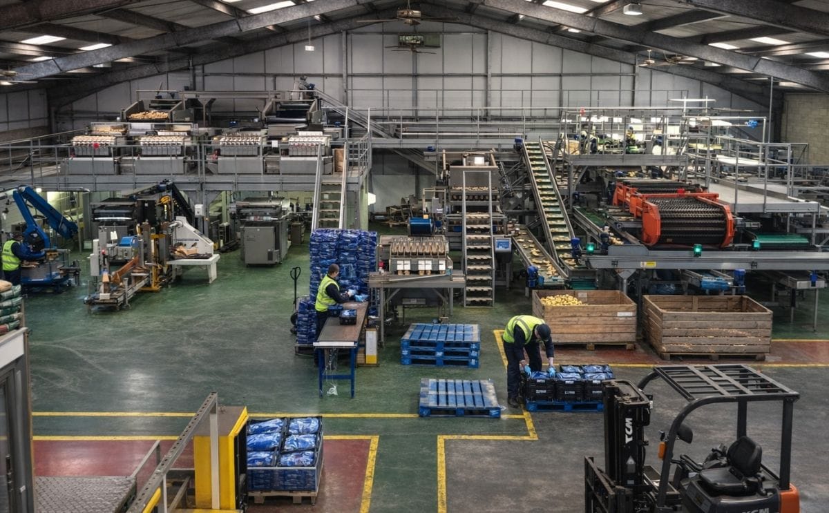 Farmcare offers this picture on its website under "View farm" for its Carnoustie packhouse. However, we found the same picture is offered for Farmcare's Langley Brook location and given the picture's name we assume it is Langley Brook. Which leaves Farm