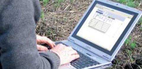 Farmer with i-crop