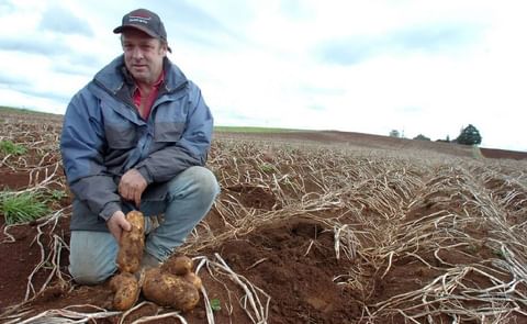 Simplot Potato Growers Committee chairman Trevor Hall wants more for his potatoes. (Courtesy: Peter Sanders) Simplot Potato Growers Committee chairman Trevor Hall wants more for his potatoes. (Courtesy: Peter Sanders)