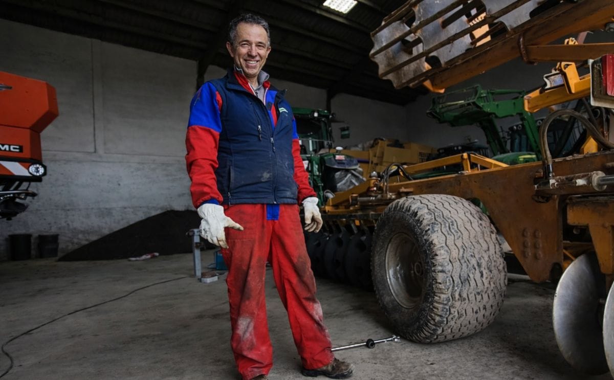 Fernando Benito, agricultor de Cantalapiedra. J. H.