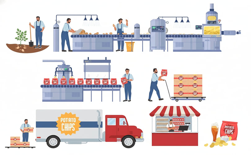 From Soil to Snack: The Potato Chip Journey From Soil to Snack: The Potato Chip Journey