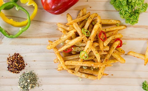 Fiery Fries - Masala Coated Fries Fiery Fries - Masala Coated Fries