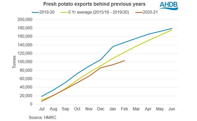 AHDB February trade round-up: Potatoes