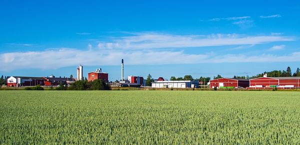 The Finnamyl Potato Starch factory in Kokemaeki, Finland